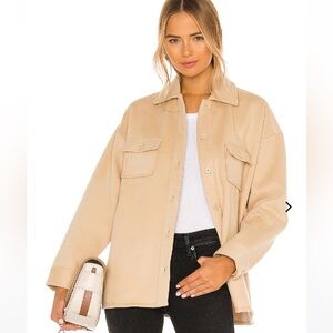 Brand New Lovers & Friends Belted Fleece Jacket